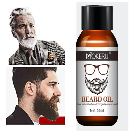Huile Bio pour la Croissance et l’Entretien de la Barbe – Nourrissante & Hydratante